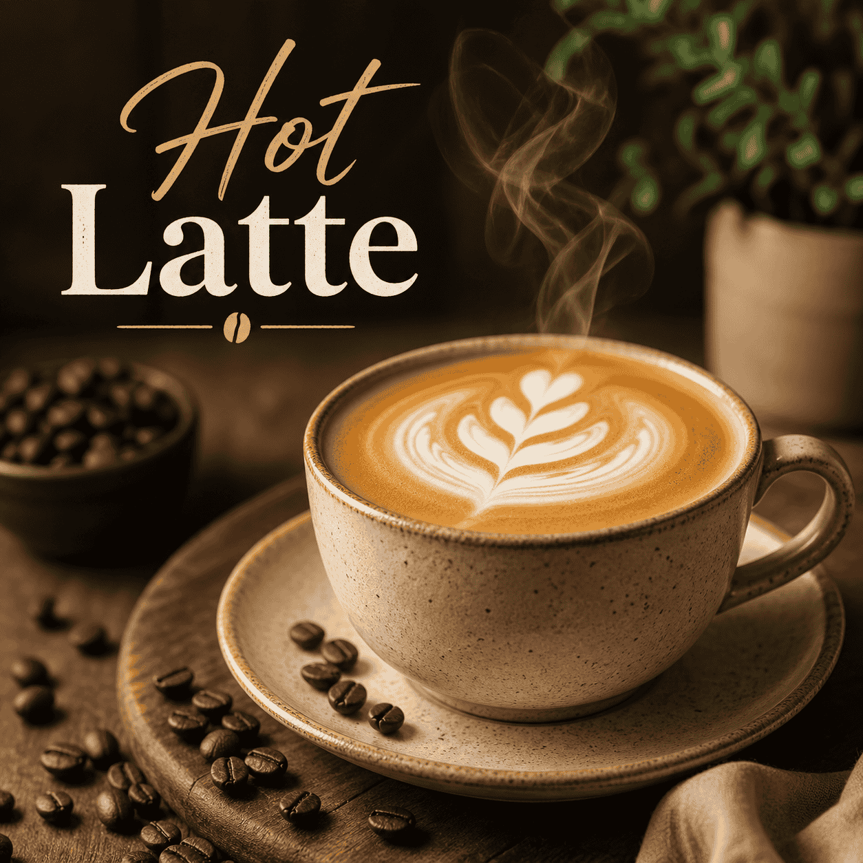 Hot Latte Kopi-Q